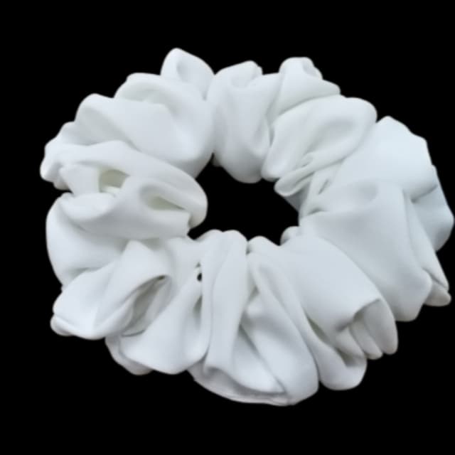 Cloud White Xl Scrunchies